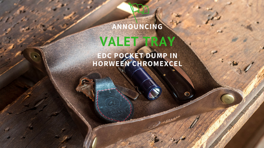 Never lose your keys again - New Chromexcel Leather Valet Tray