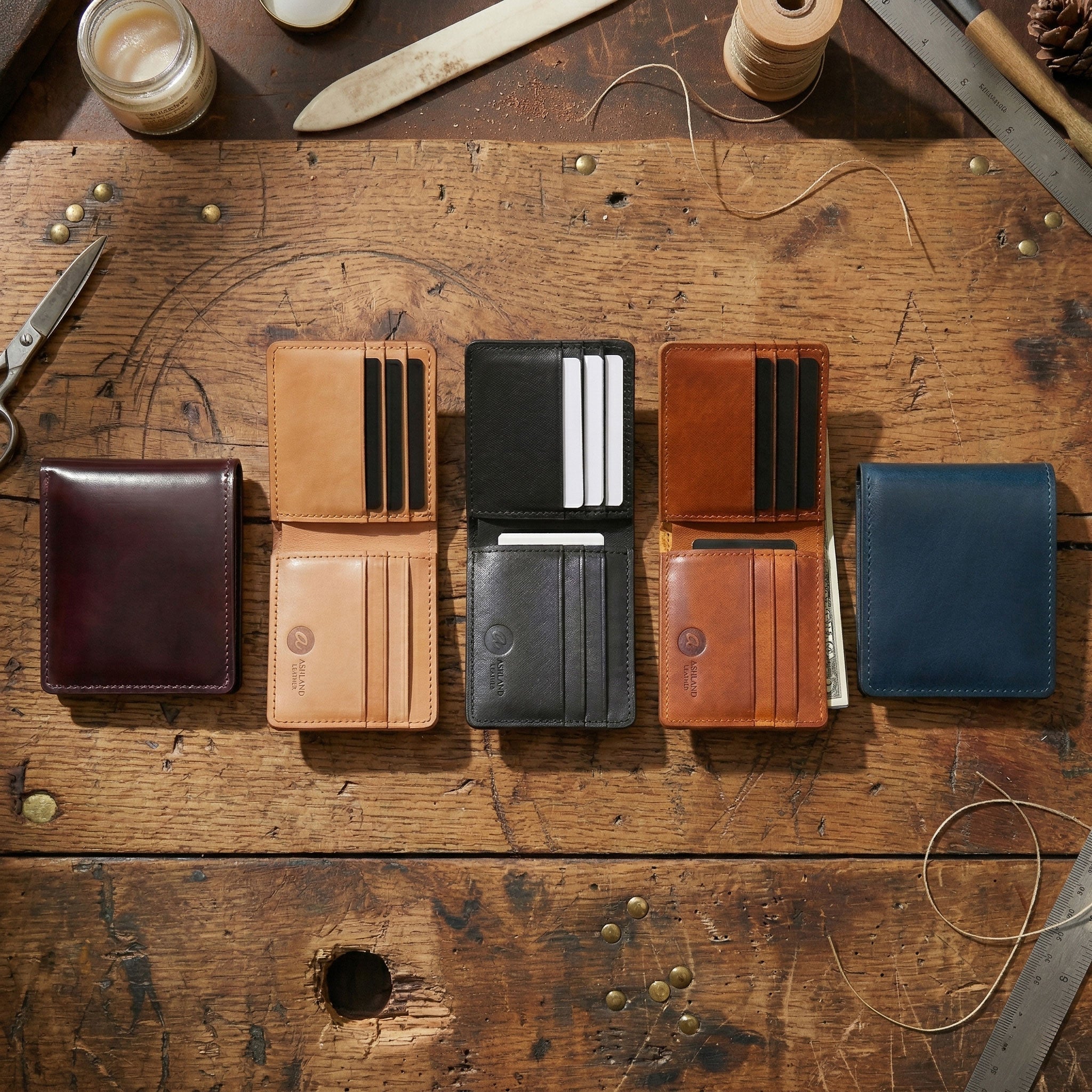 か*ん様 ASHLAND〈GENUINE HORWEEN LEATHER〉ウォレ The Ultimate Guide to Horween Leather Wallets | Johnny the Fox