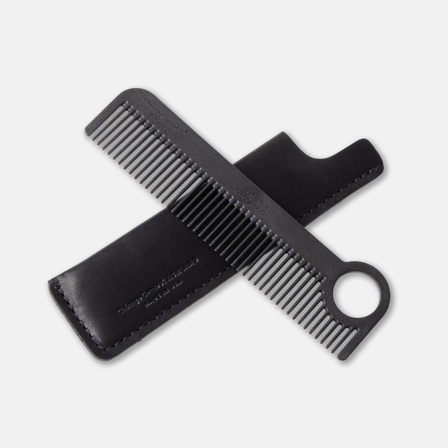 Chicago Comb & Leather Sheath