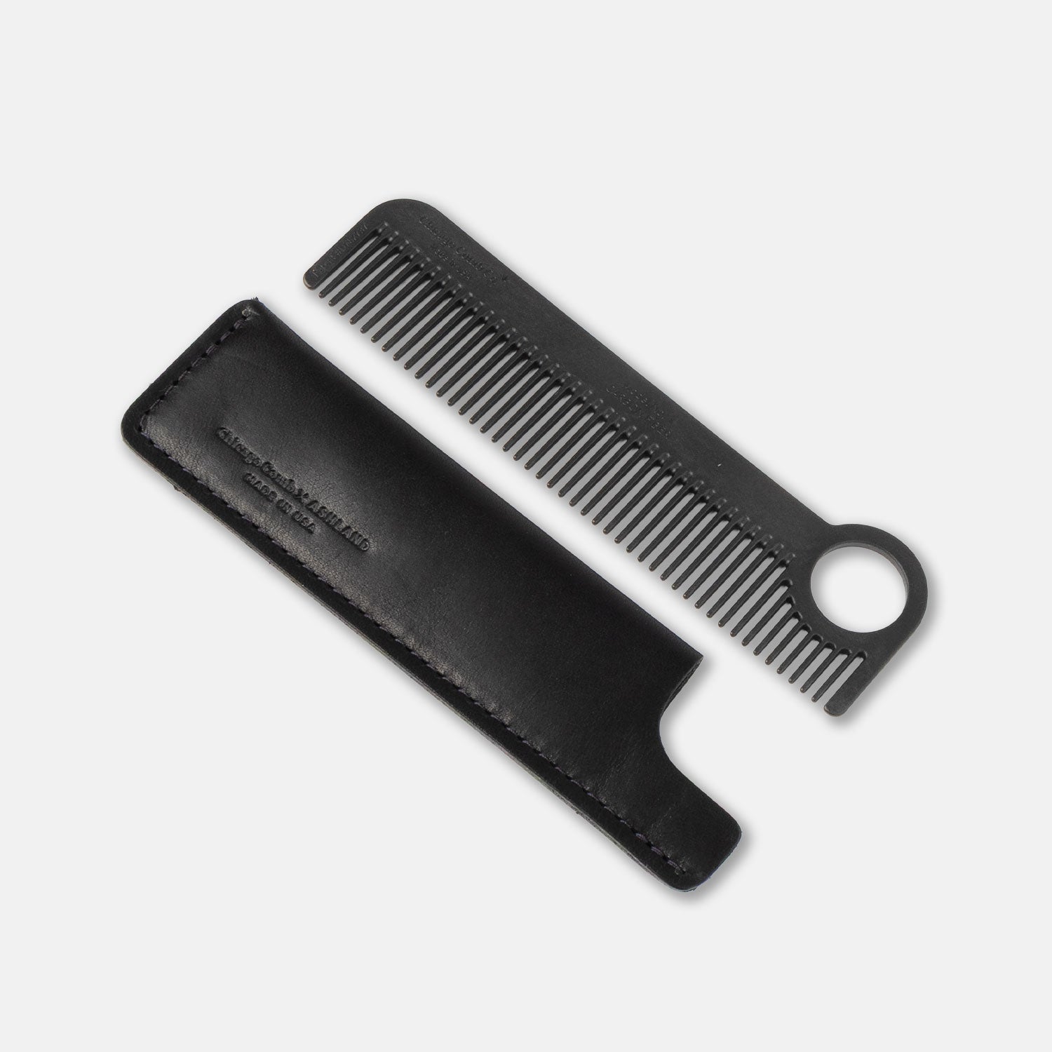 Chicago Comb & Leather Sheath