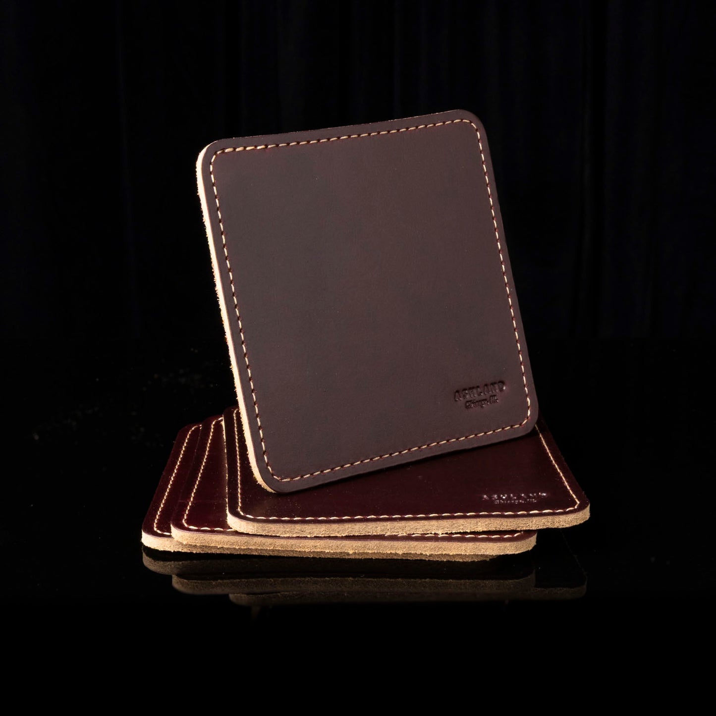 Leather Coaster 4-Pack
