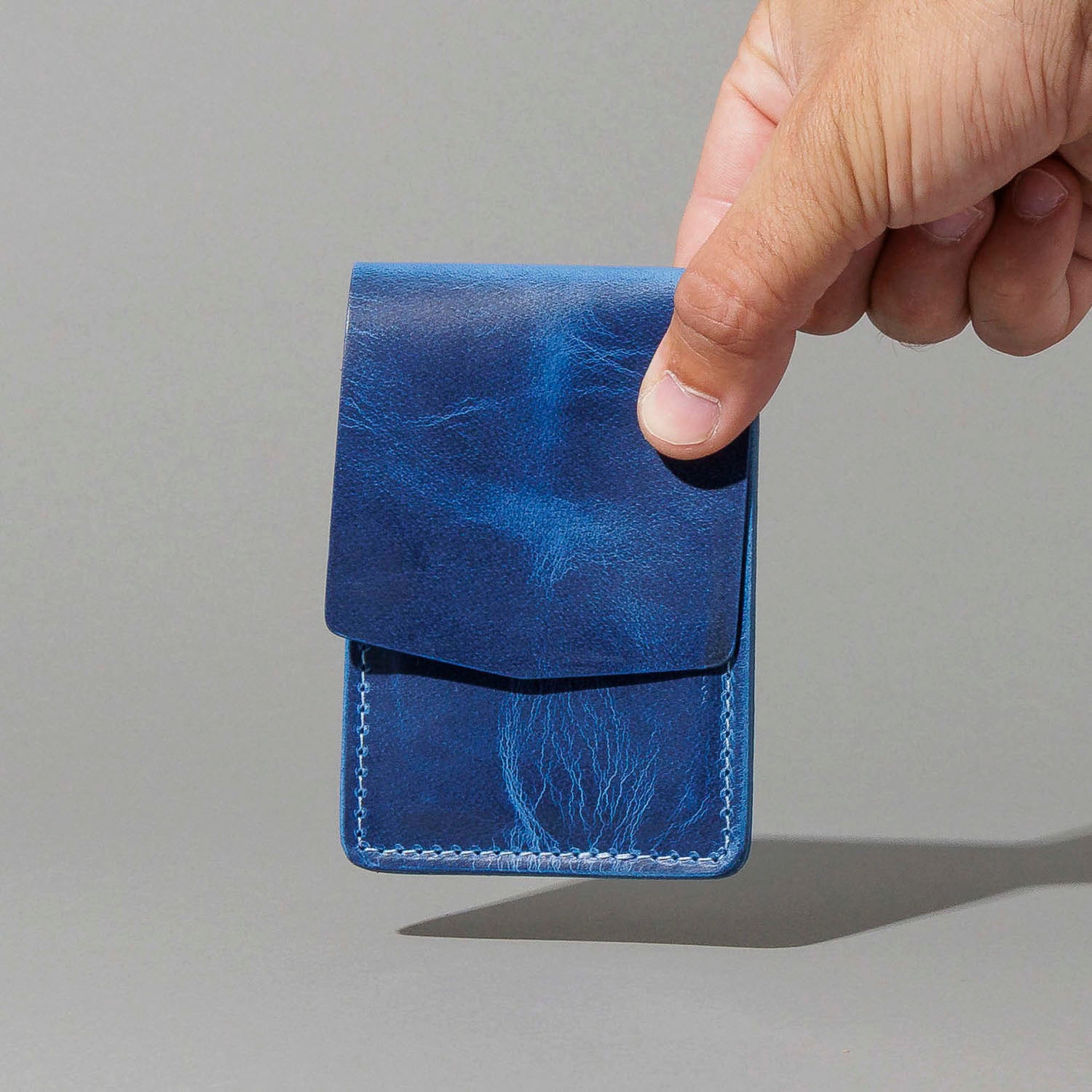 Lucky Wallet (Sky Blue Cypress) | Horween® Leather – Ashland Leather
