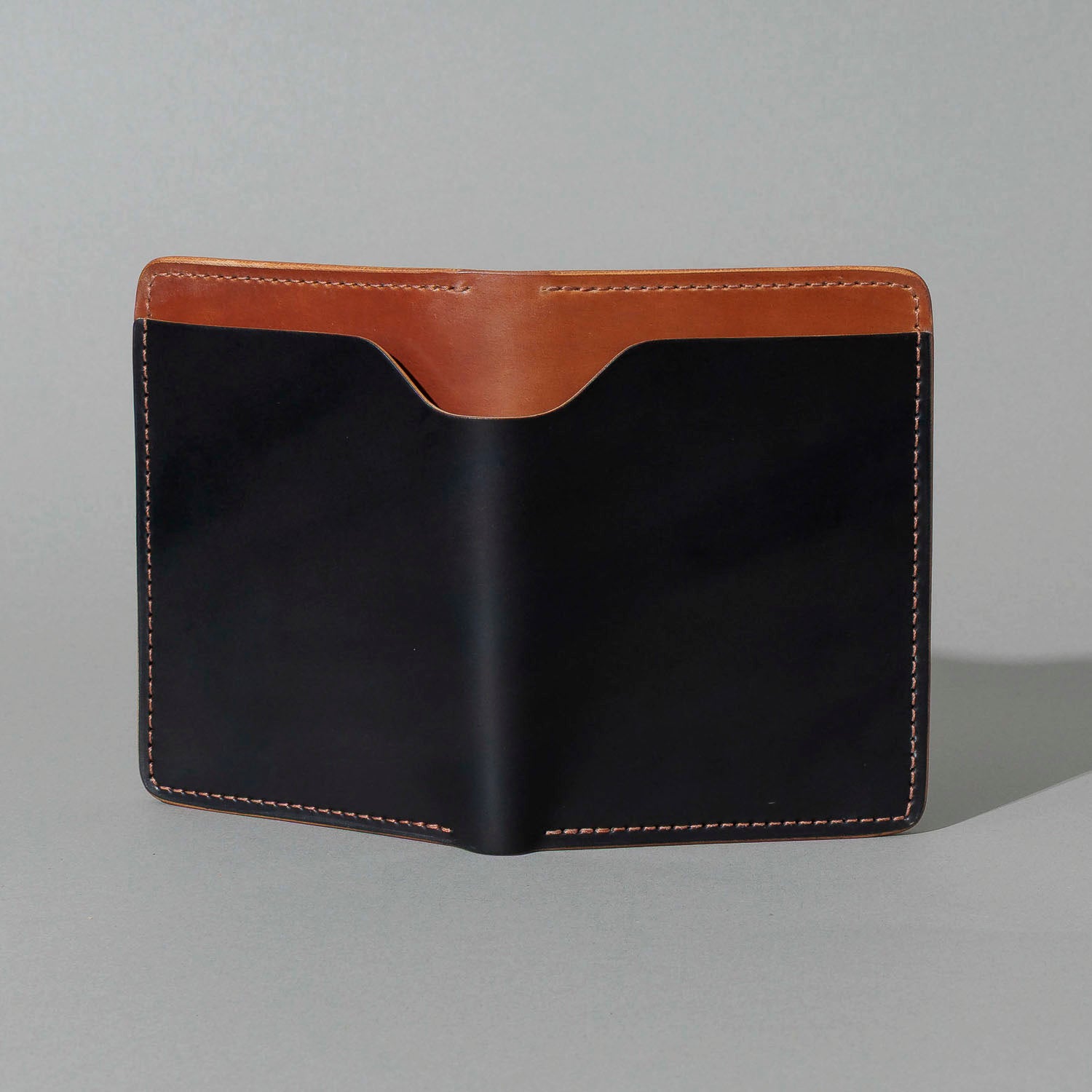 One-Off Fat Herbie in Black and Epic Natural Shell Cordovan, back view