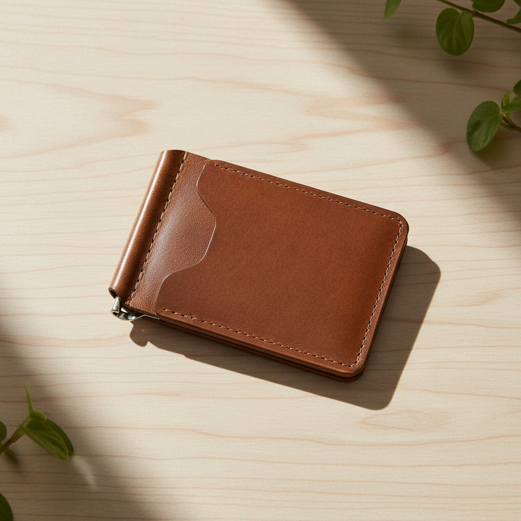 Capone Leather Money Clip