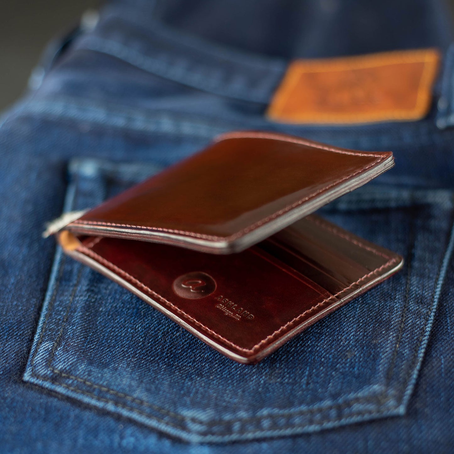 cordovan leather wallet