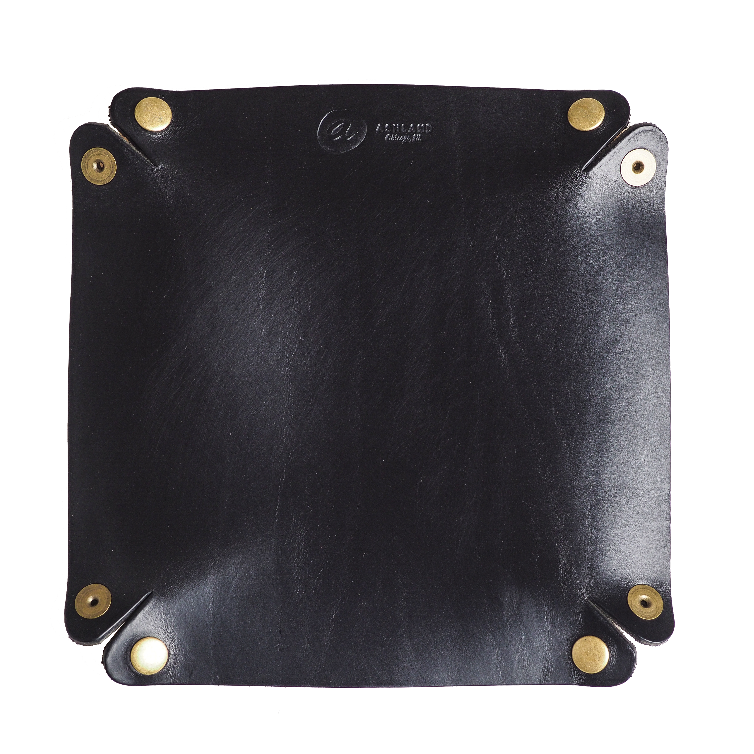 leather valet tray