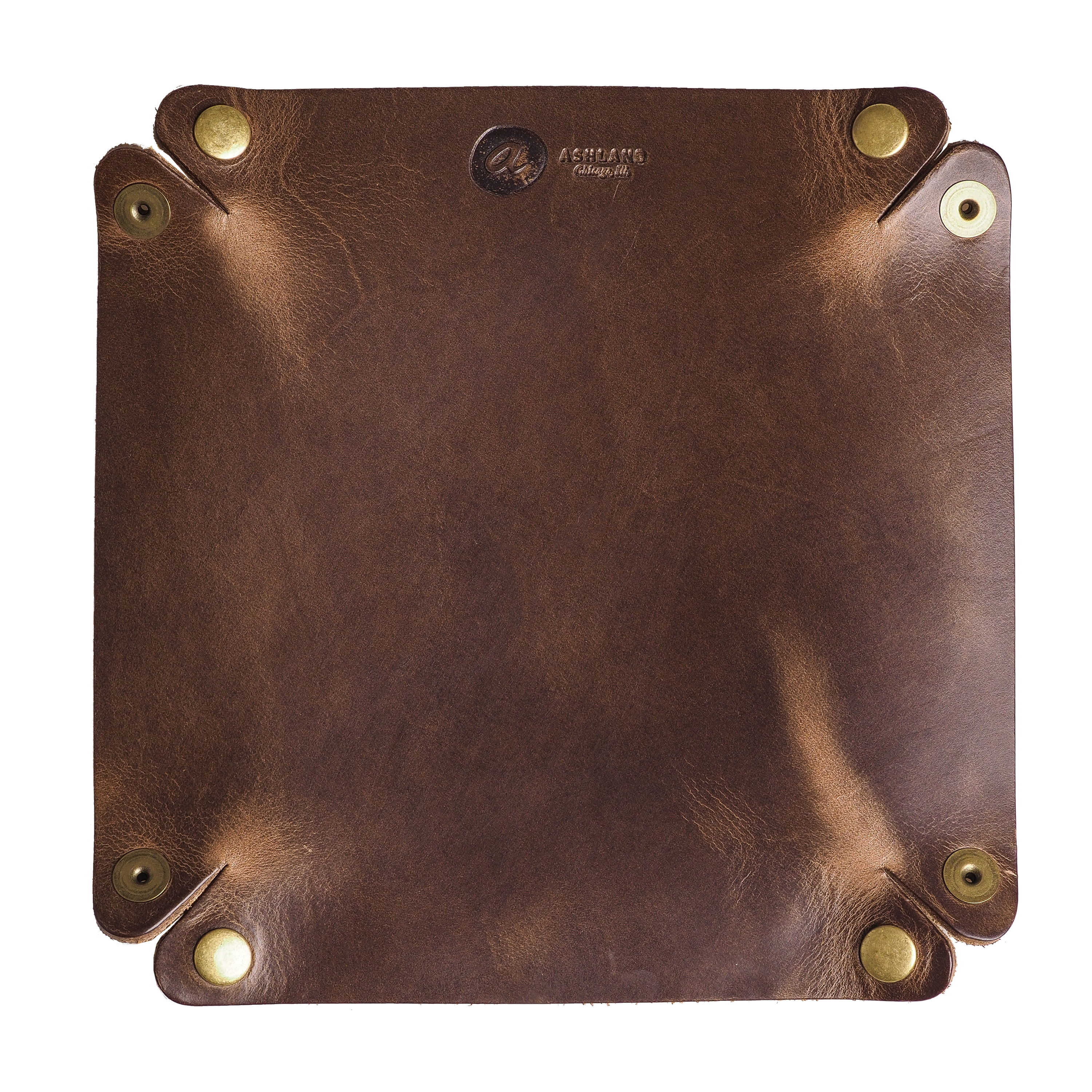 leather valet tray