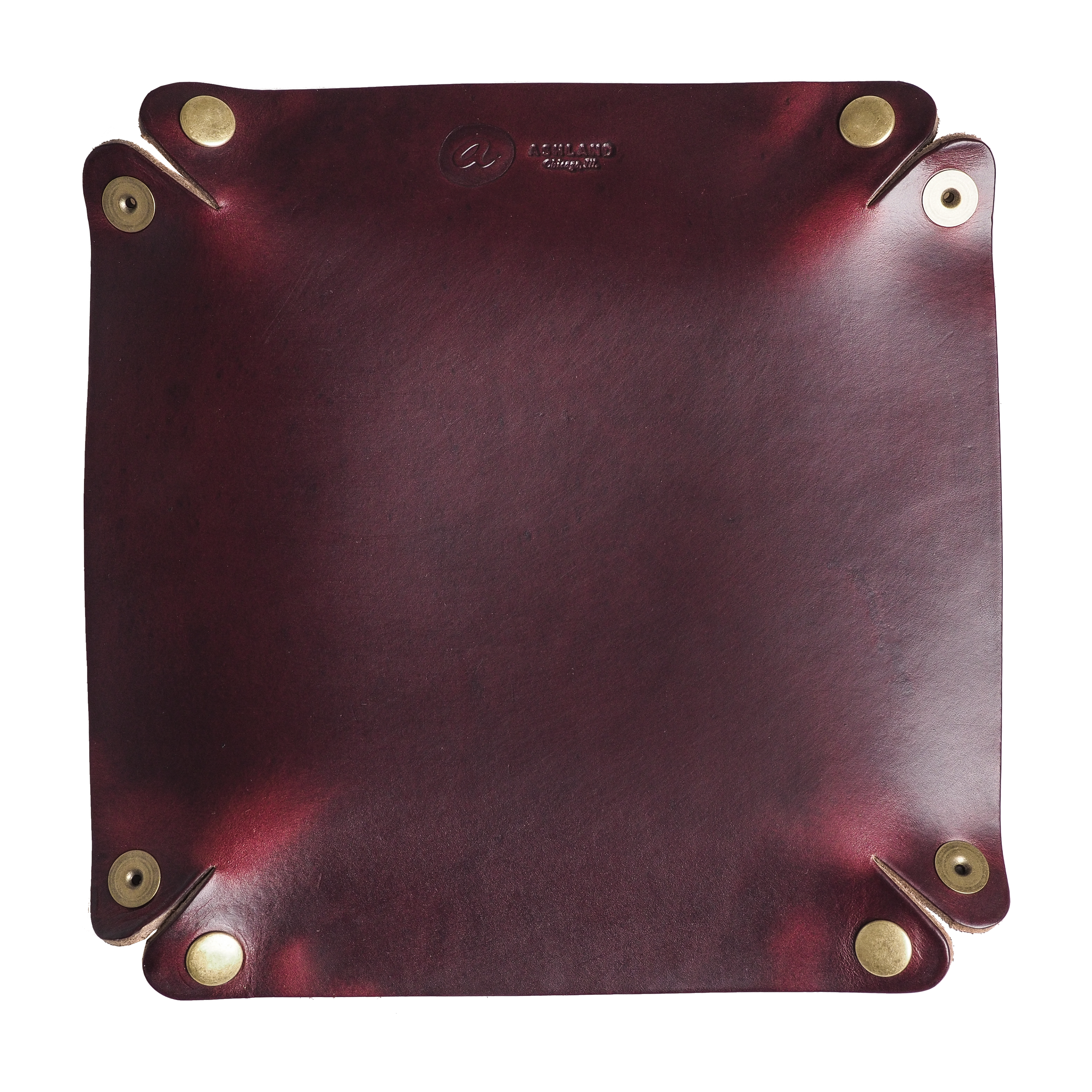 leather valet tray