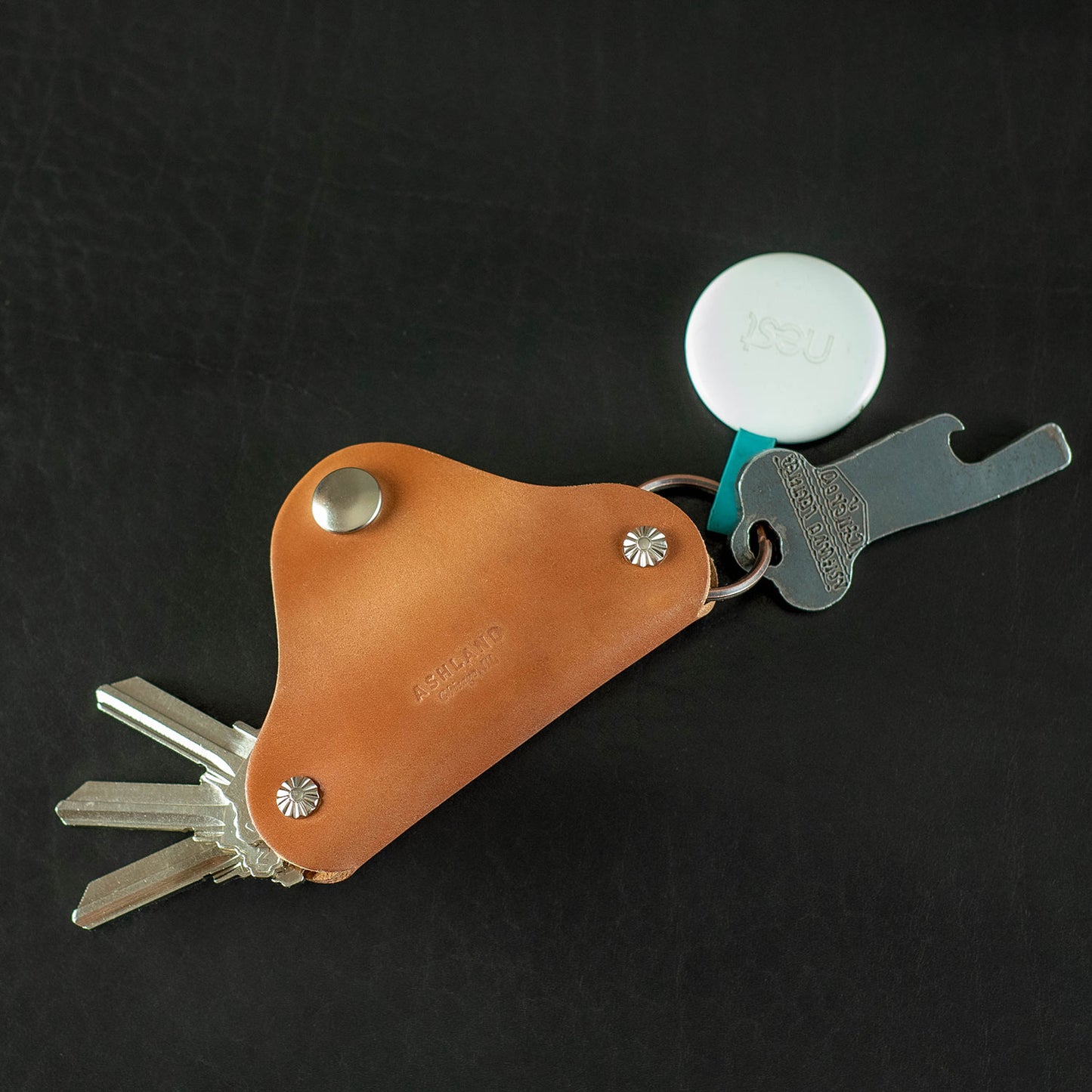 ashland leather key holder