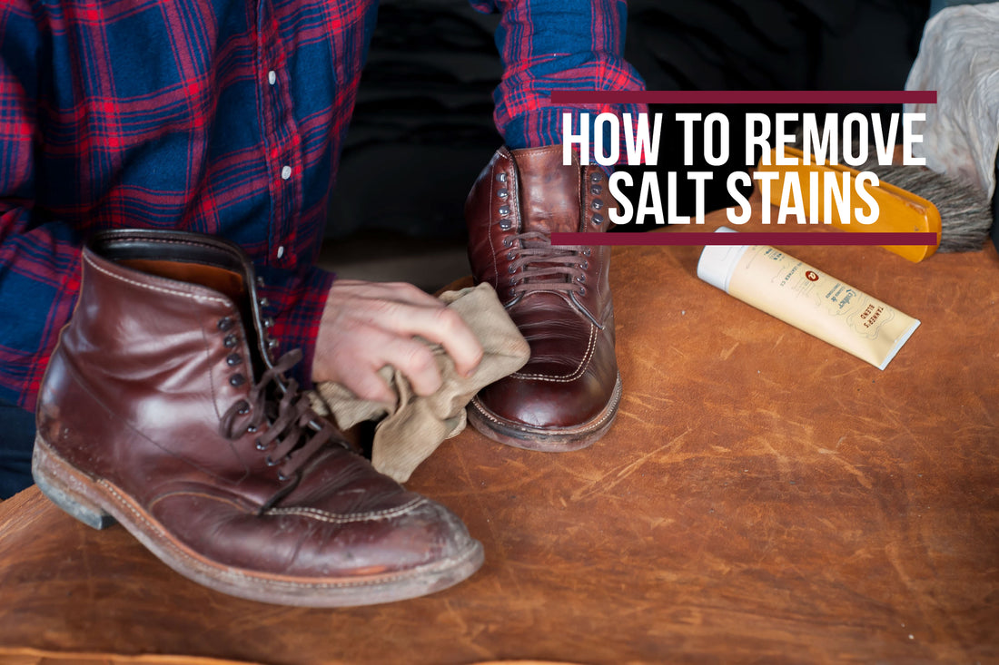 How to remove salt stains for your boots
