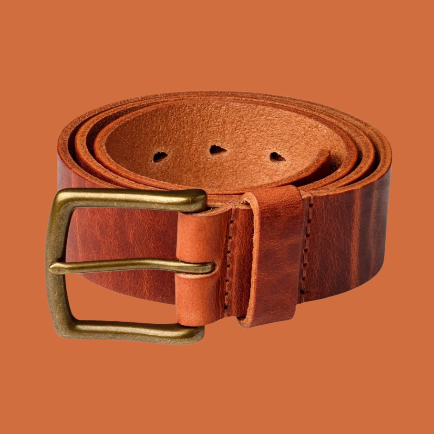 Irregular Horween Leather Belt