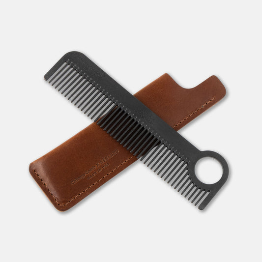 Chicago Comb & Leather Sheath