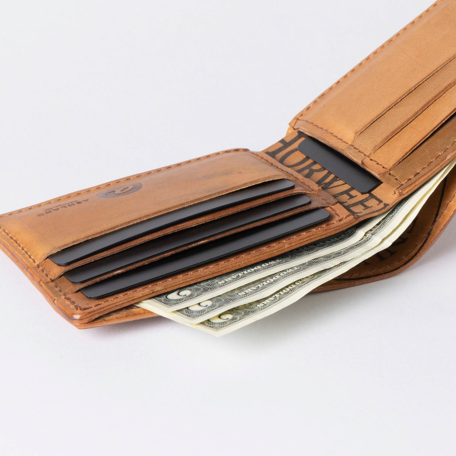 Johnny the Fox Men's Leather Wallet (Natural Shell) | USA Made