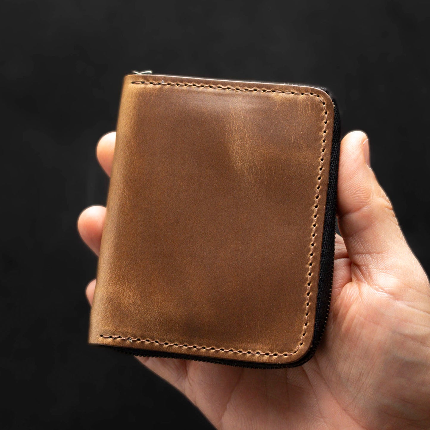 Private Stock Small Zip Wallet