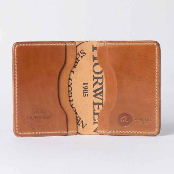 Bugs Moran Minimalist Leather Card Holder (Natural) | Horween