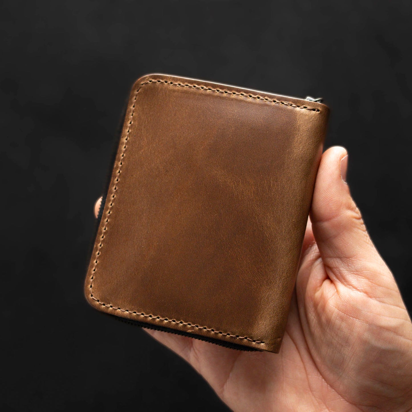 Private Stock Small Zip Wallet