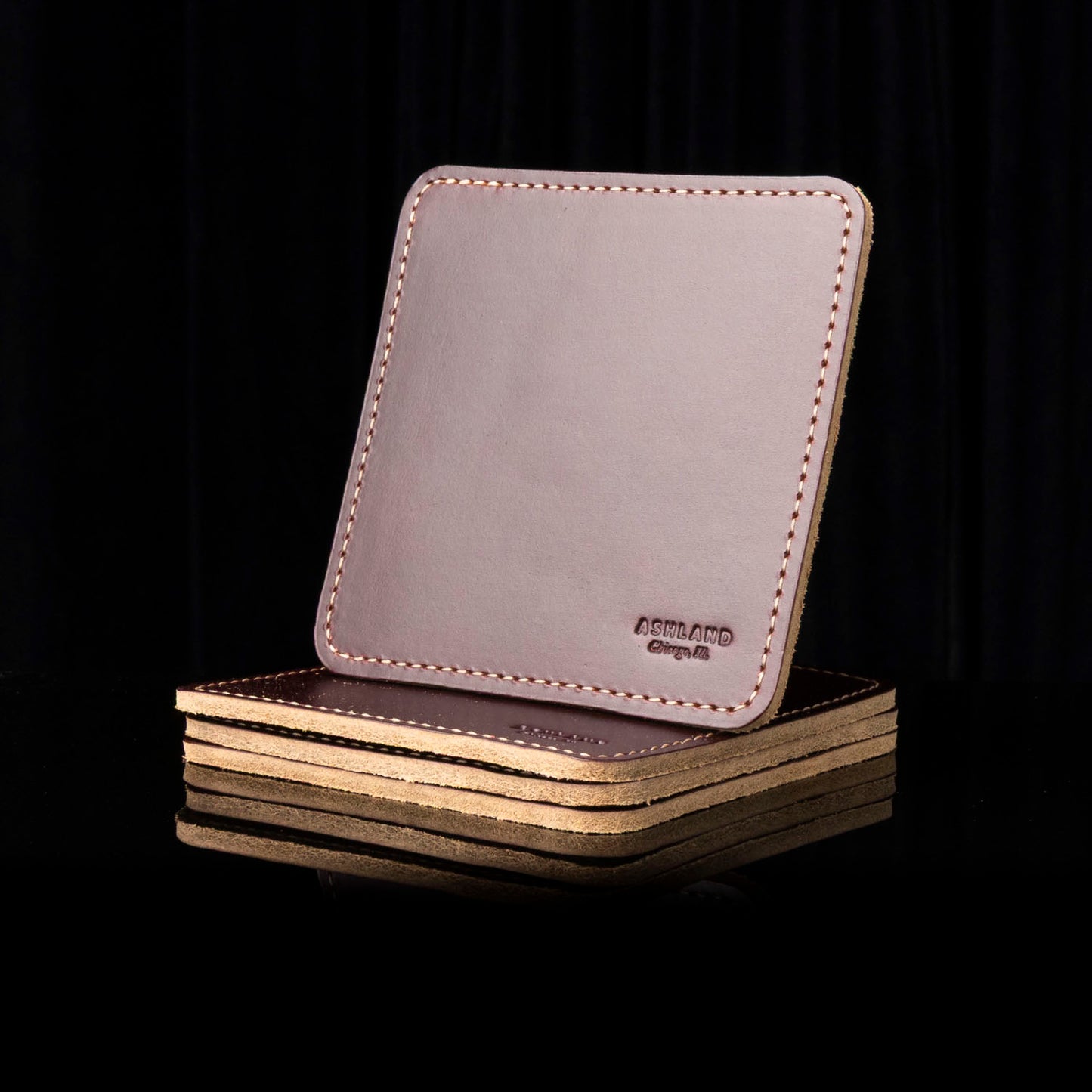 Leather Coaster 4-Pack