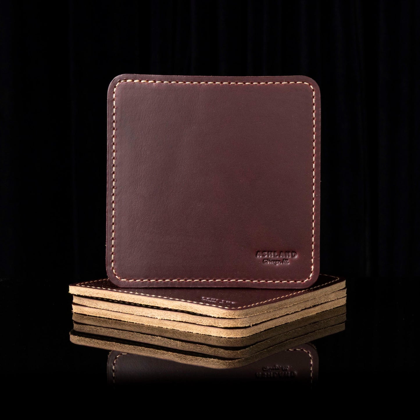 Leather Coaster 4-Pack
