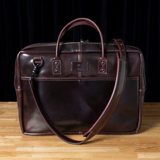 One-Off Shell Cordovan Briefcase