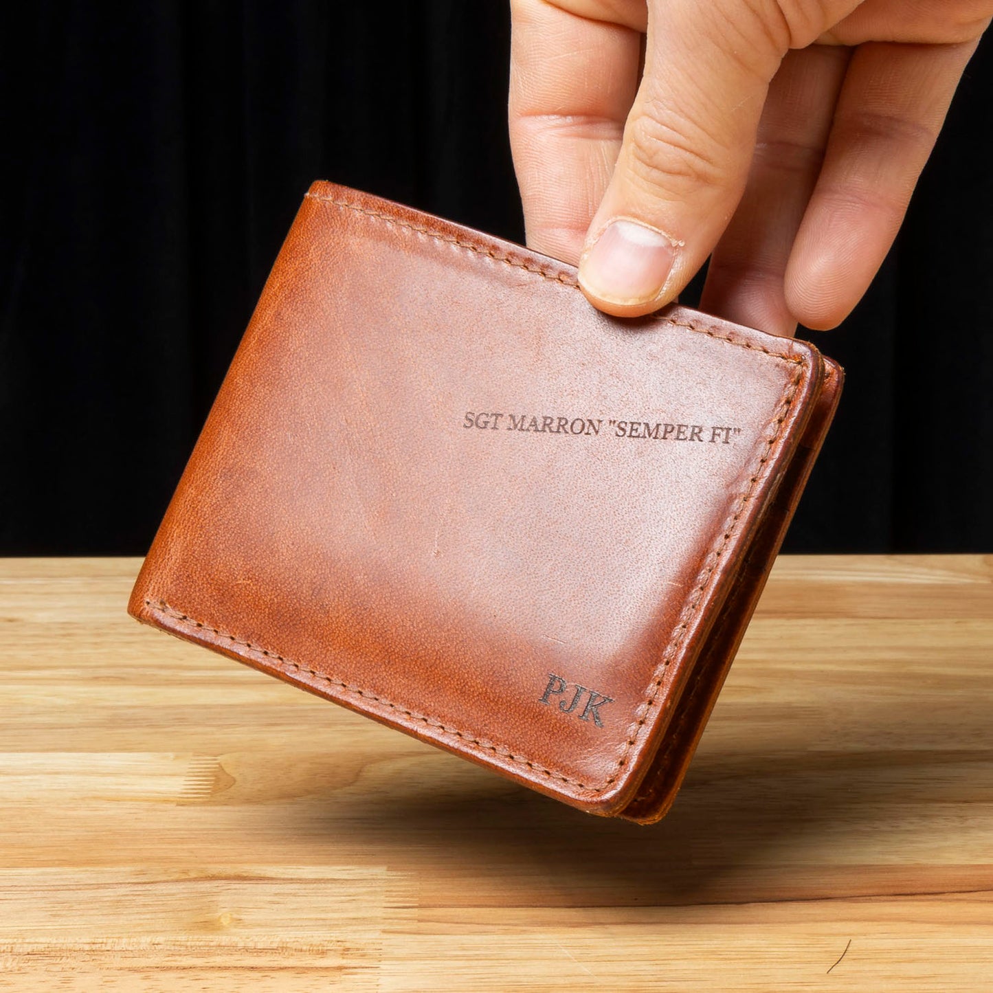 DEMO Johnny the Fox Leather Wallet
