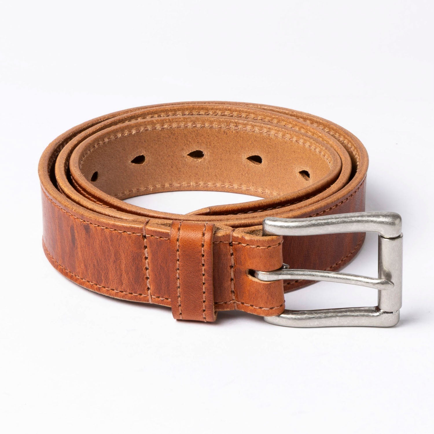 Leather Belt for Men 1.25″ | Horween® Dublin, English Tan