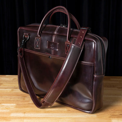 One-Off Shell Cordovan Briefcase
