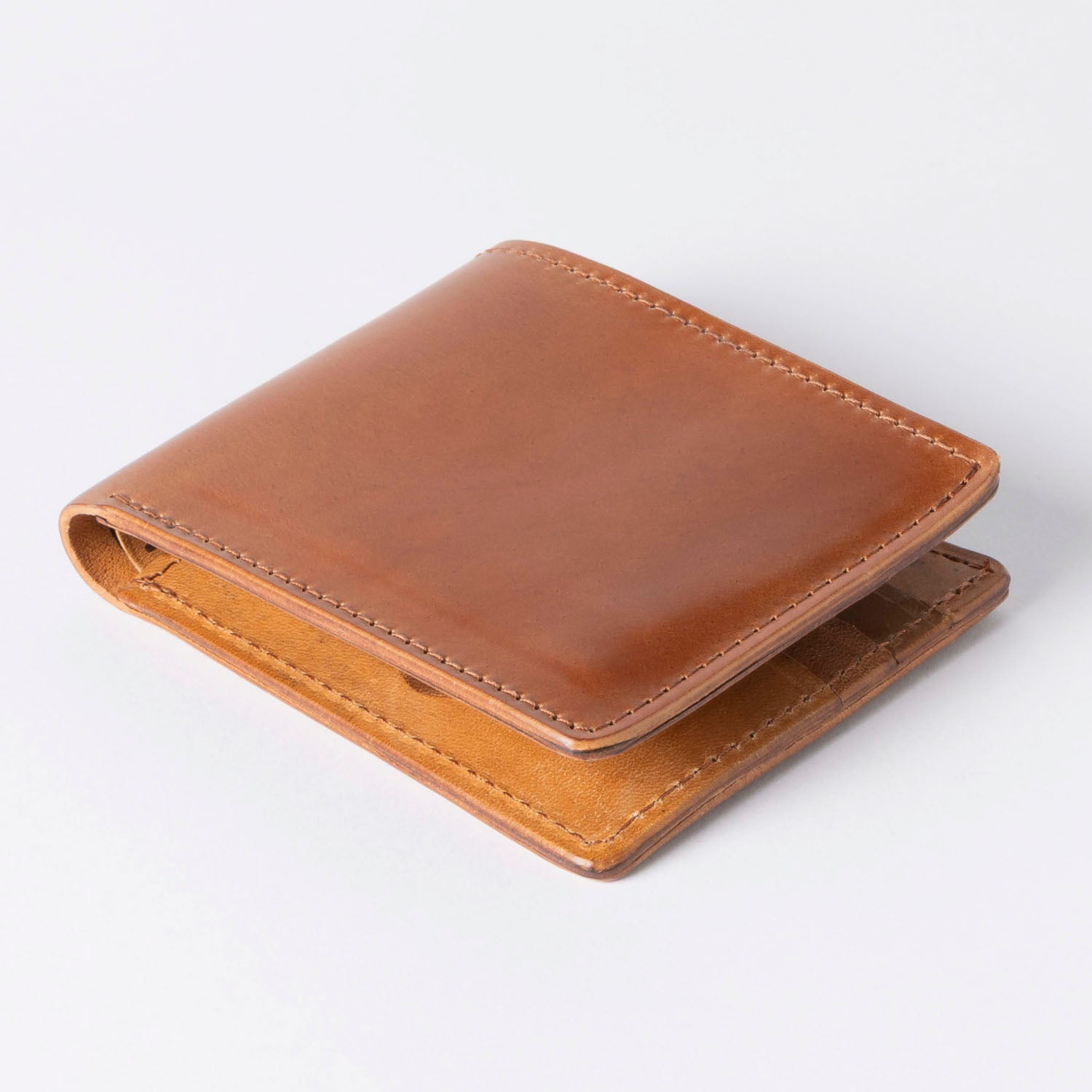 Johnny the Fox Men's Leather Wallet (Natural Shell) | USA Made
