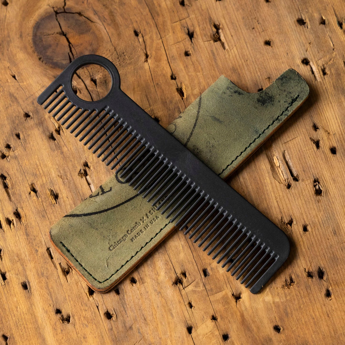 B-Grade Chicago Comb & Leather Sheath