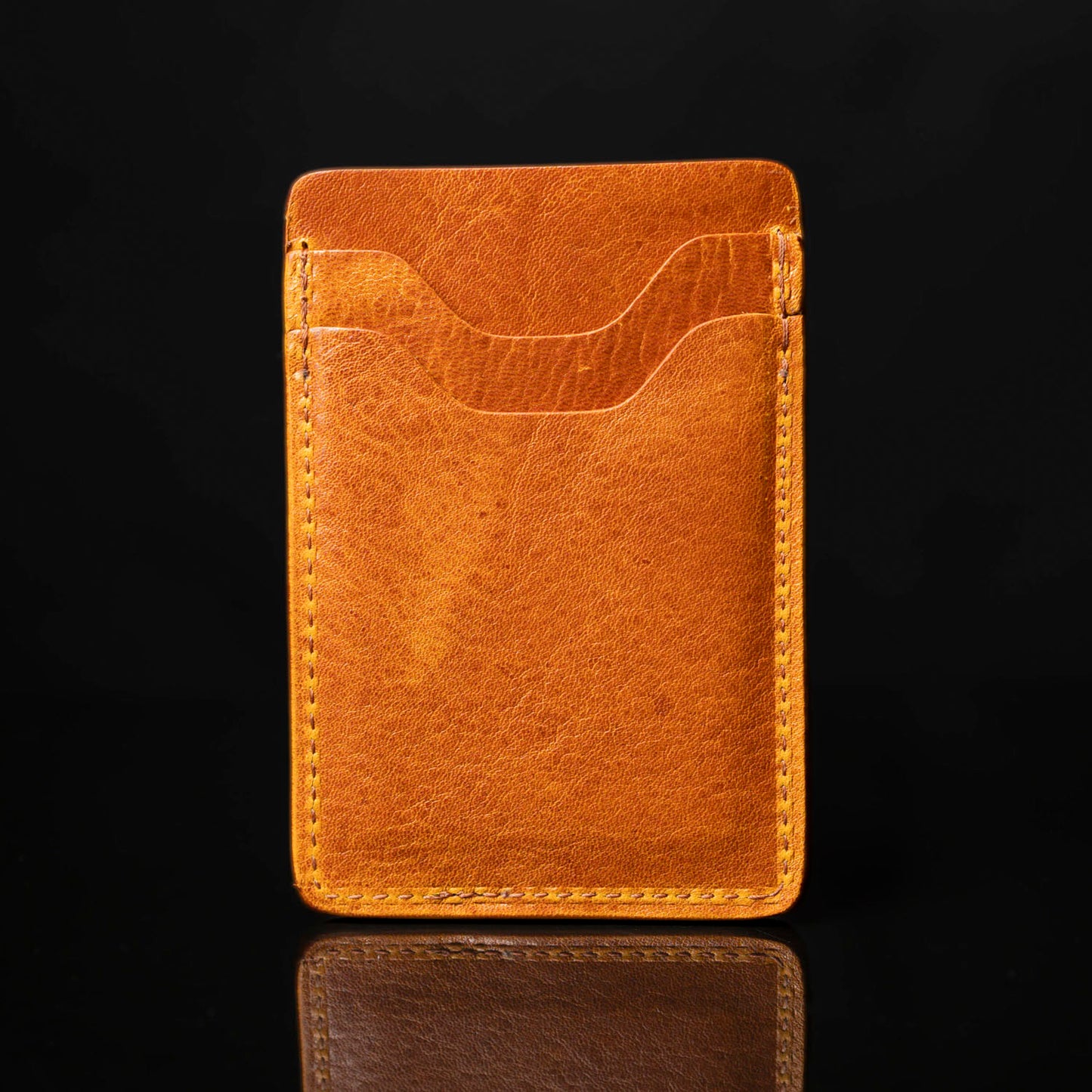 Private Stock Lucky Card Holder with Skip Stitch