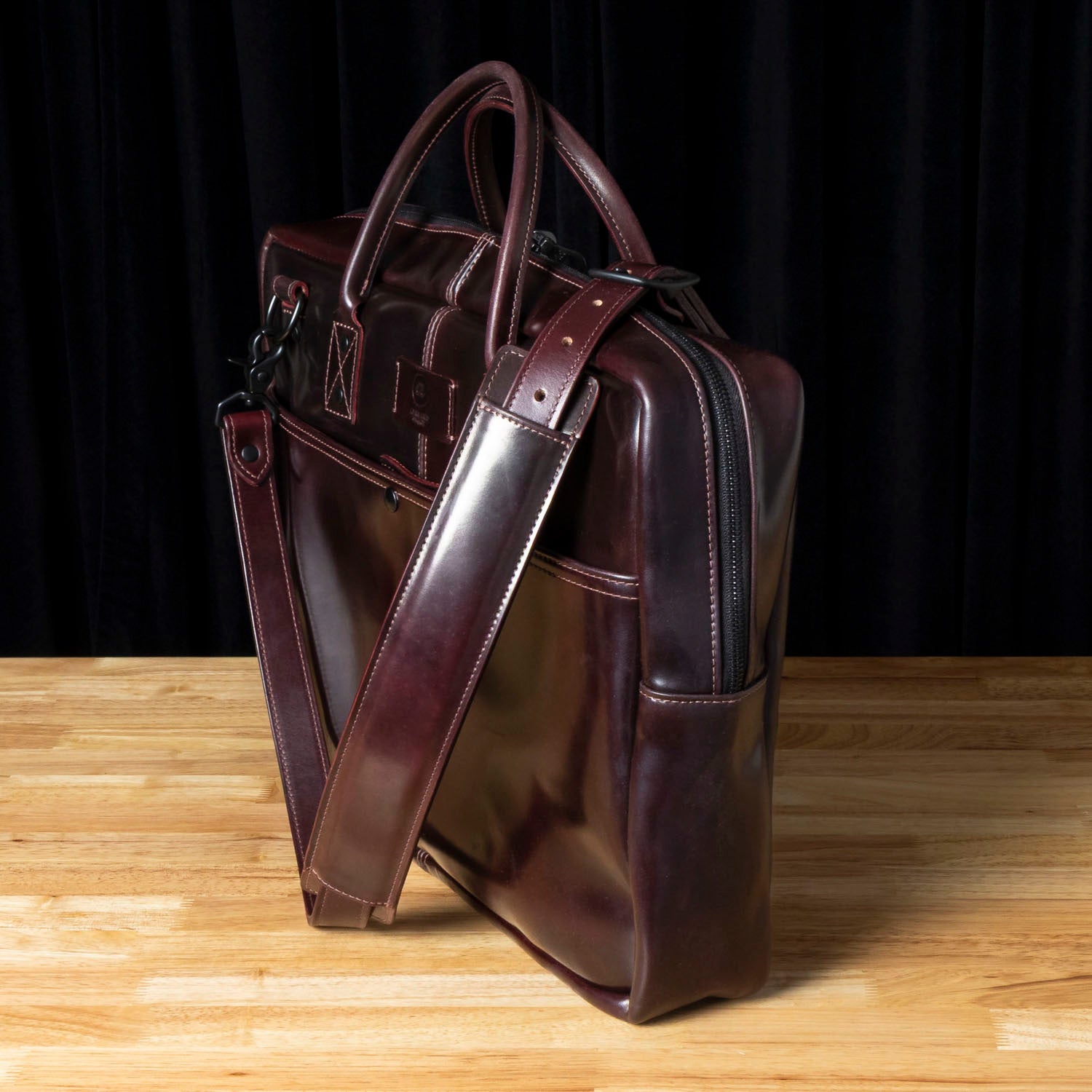 One-Off Shell Cordovan Briefcase | Horween® Leather | Ashland Leather