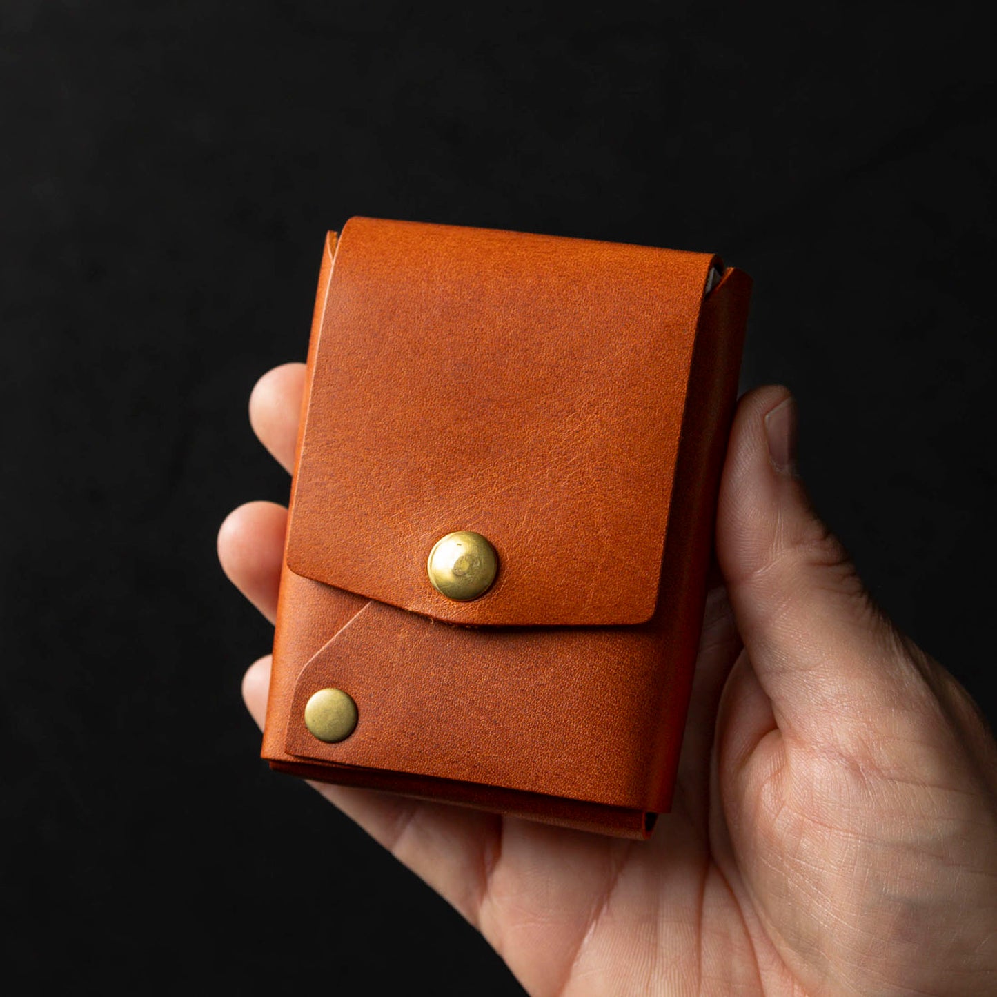 Irregular Leather Playing Card Case