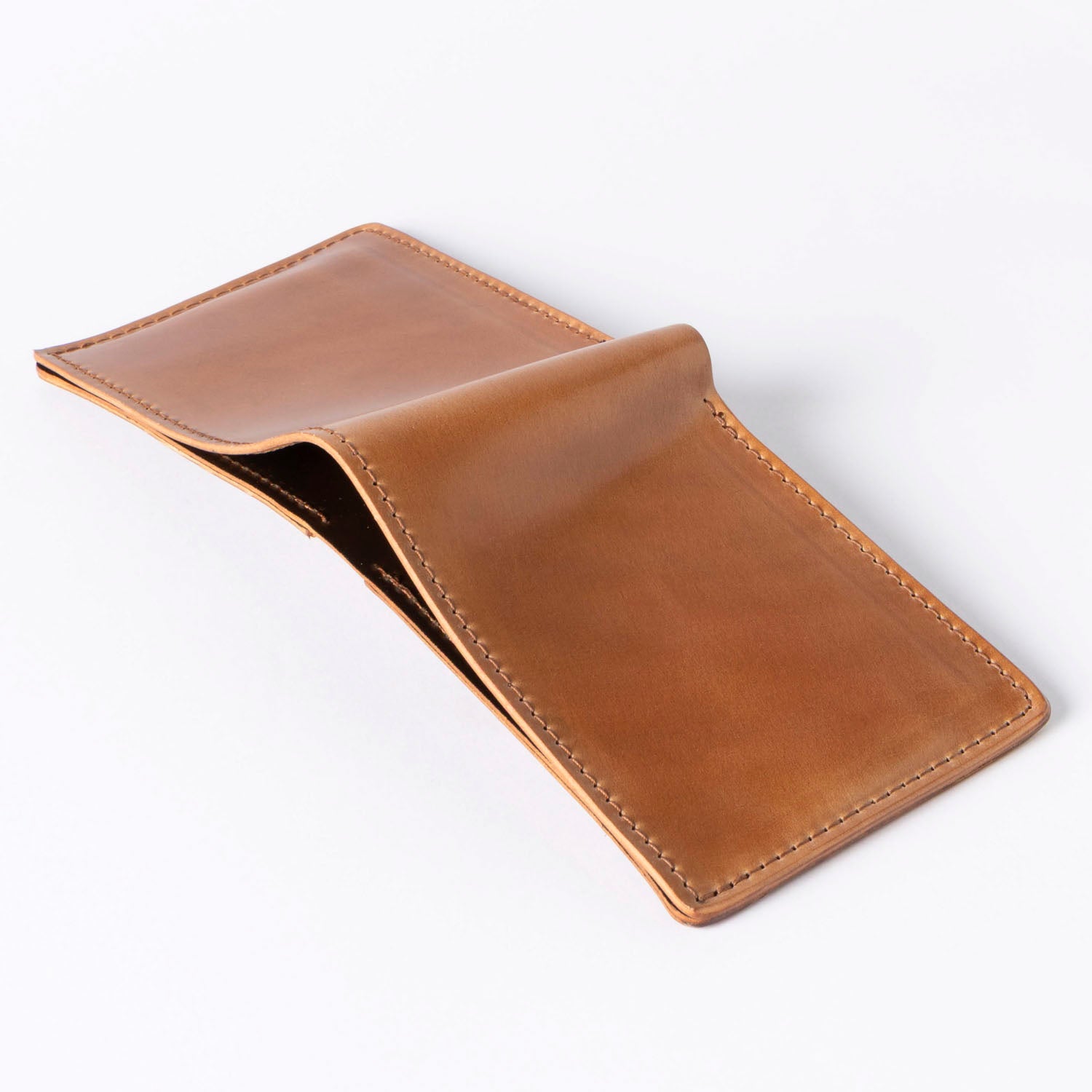 Johnny the Fox Men's Leather Wallet (Natural Shell) | USA Made