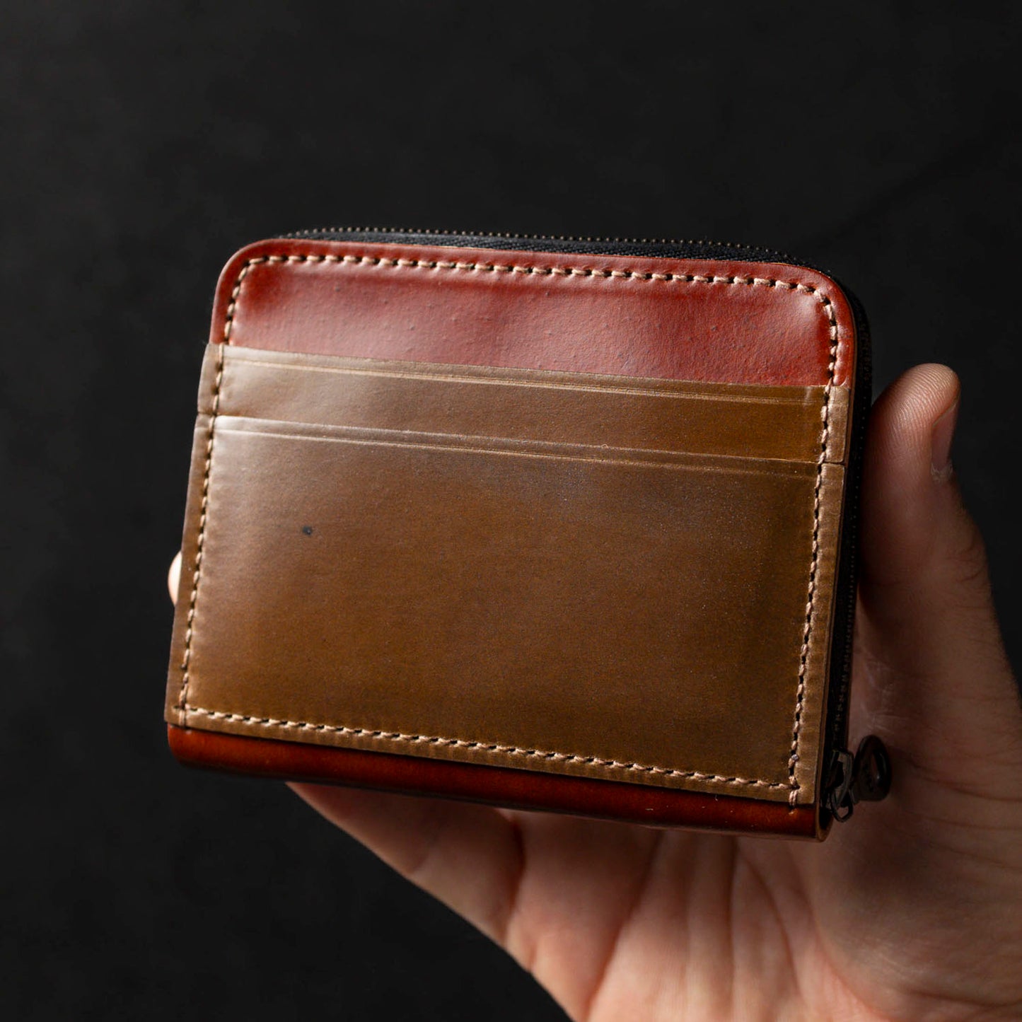 Private Stock IRREGULAR Prototype Small Zip Wallet