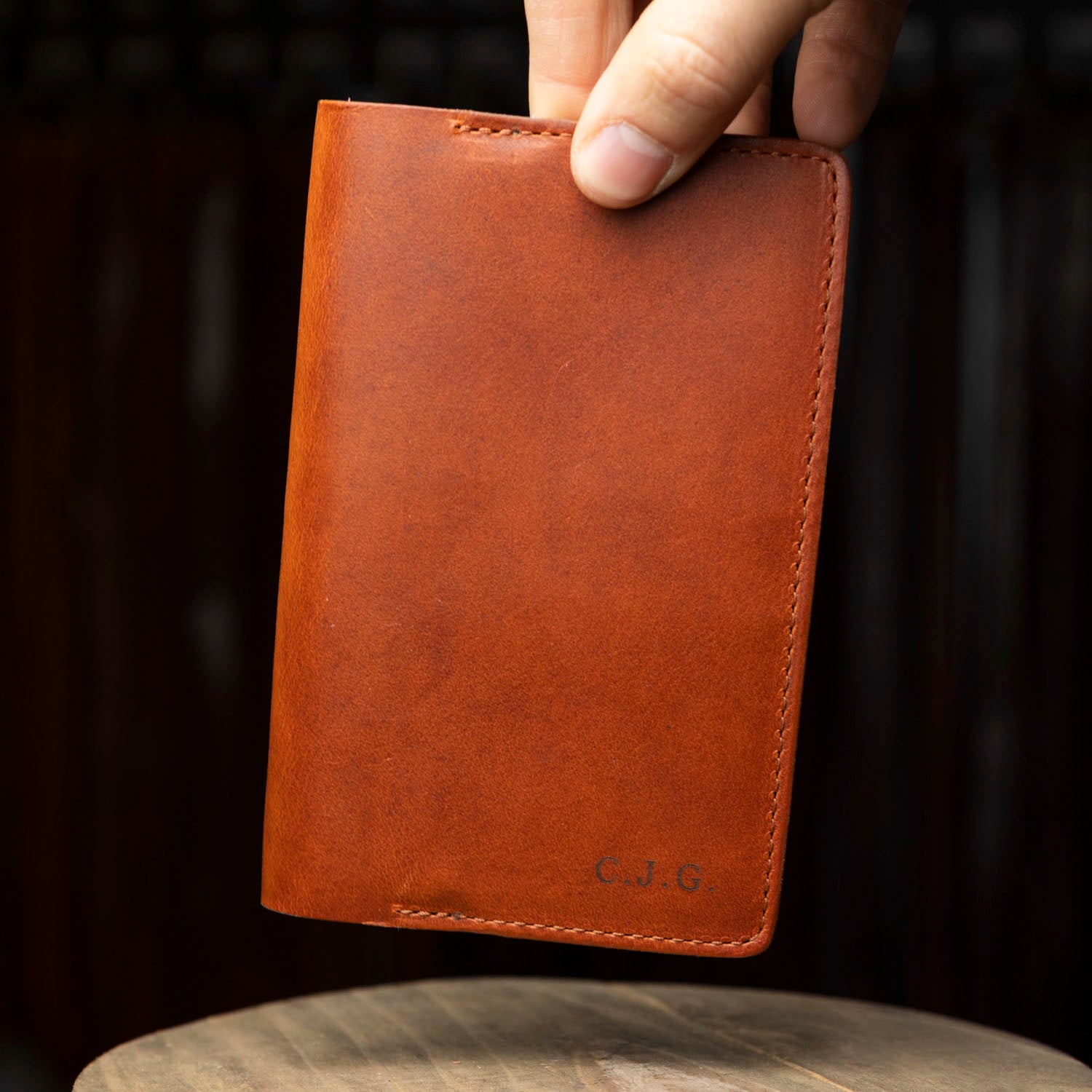 Irregular PERSONALIZED Passport and Field Notes Holder