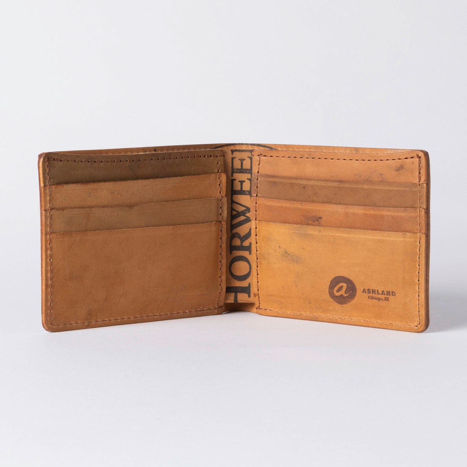 Johnny the Fox Men's Leather Wallet (Natural Shell) | USA Made