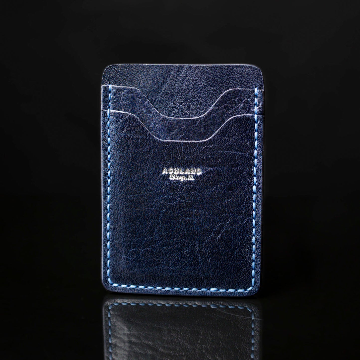 Private Stock Lucky Card Holder with Skip Stitch