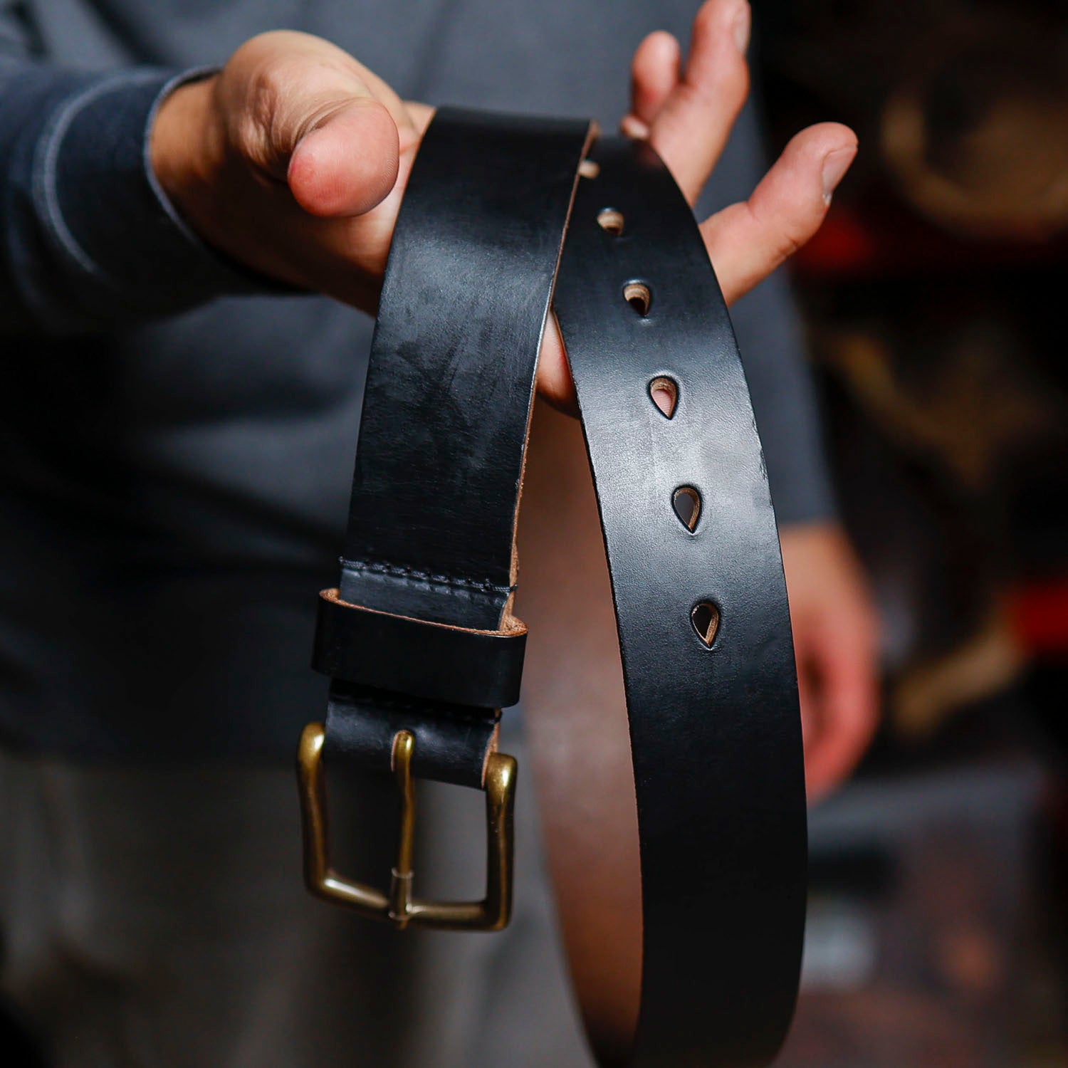 Ashland Leather Co. | Horween Leather Belt for Men - English Tan Dublin English Tan Dublin - 36