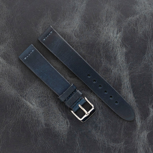 Irregular 18mm Leather Watch Strap