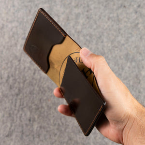 Quick Cash Leather Wallet - Minimalist front pocket wallet