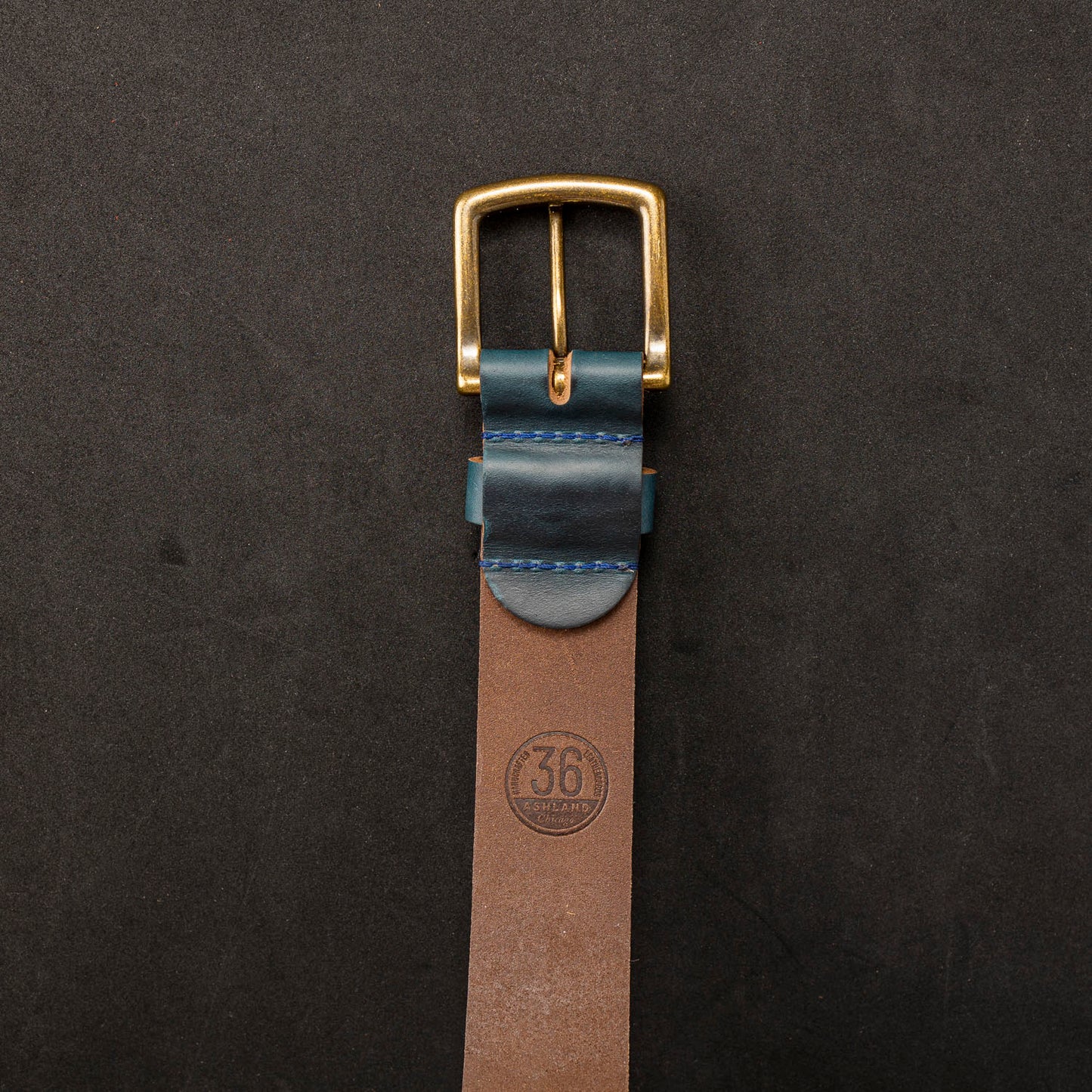 Irregular Horween Leather Belt