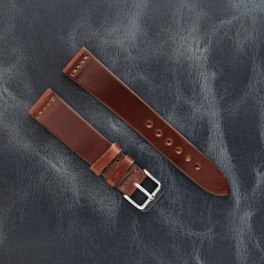 Irregular 18mm Leather Watch Strap