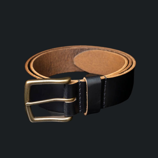 Irregular Horween Leather Belt