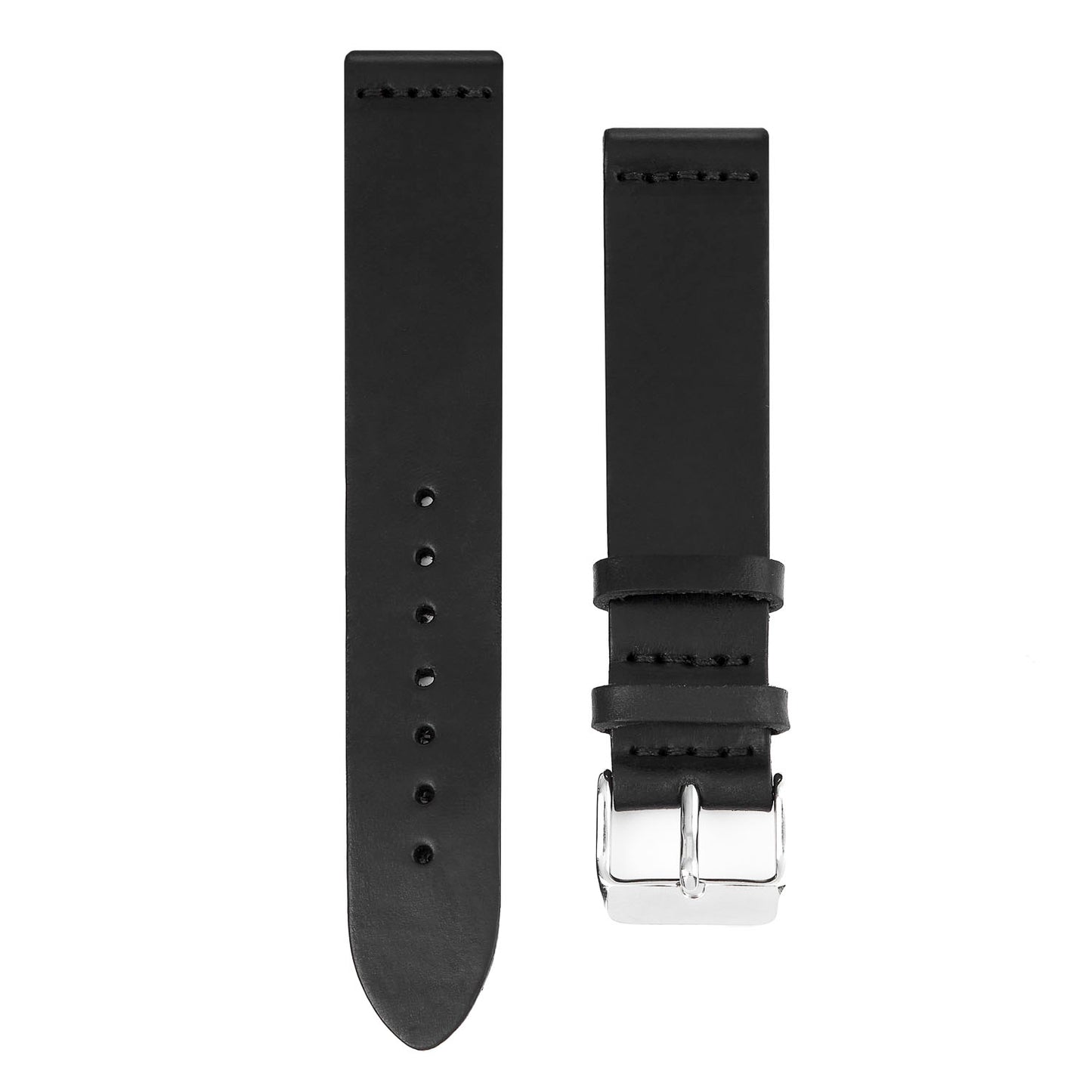 Two-Piece Leather Watch Strap