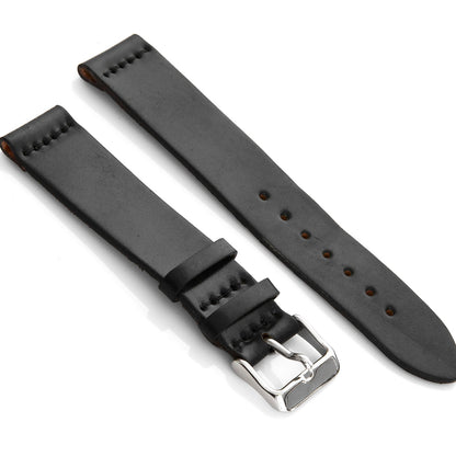 Two-Piece Leather Watch Strap