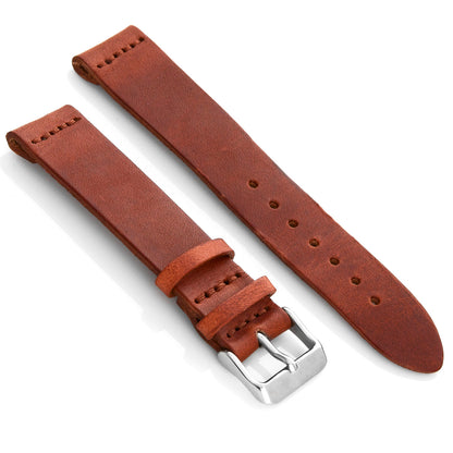 Two-Piece Leather Watch Strap