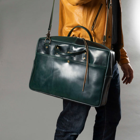 One-Off LaSalle Leather Briefcase