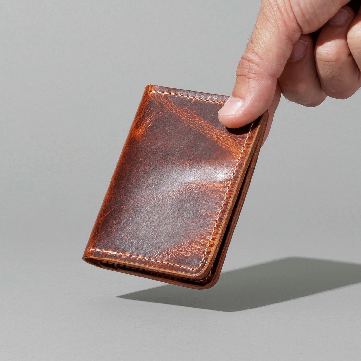 Bugs Moran Wallet (Cypress) | Horween® Leather – Ashland Leather