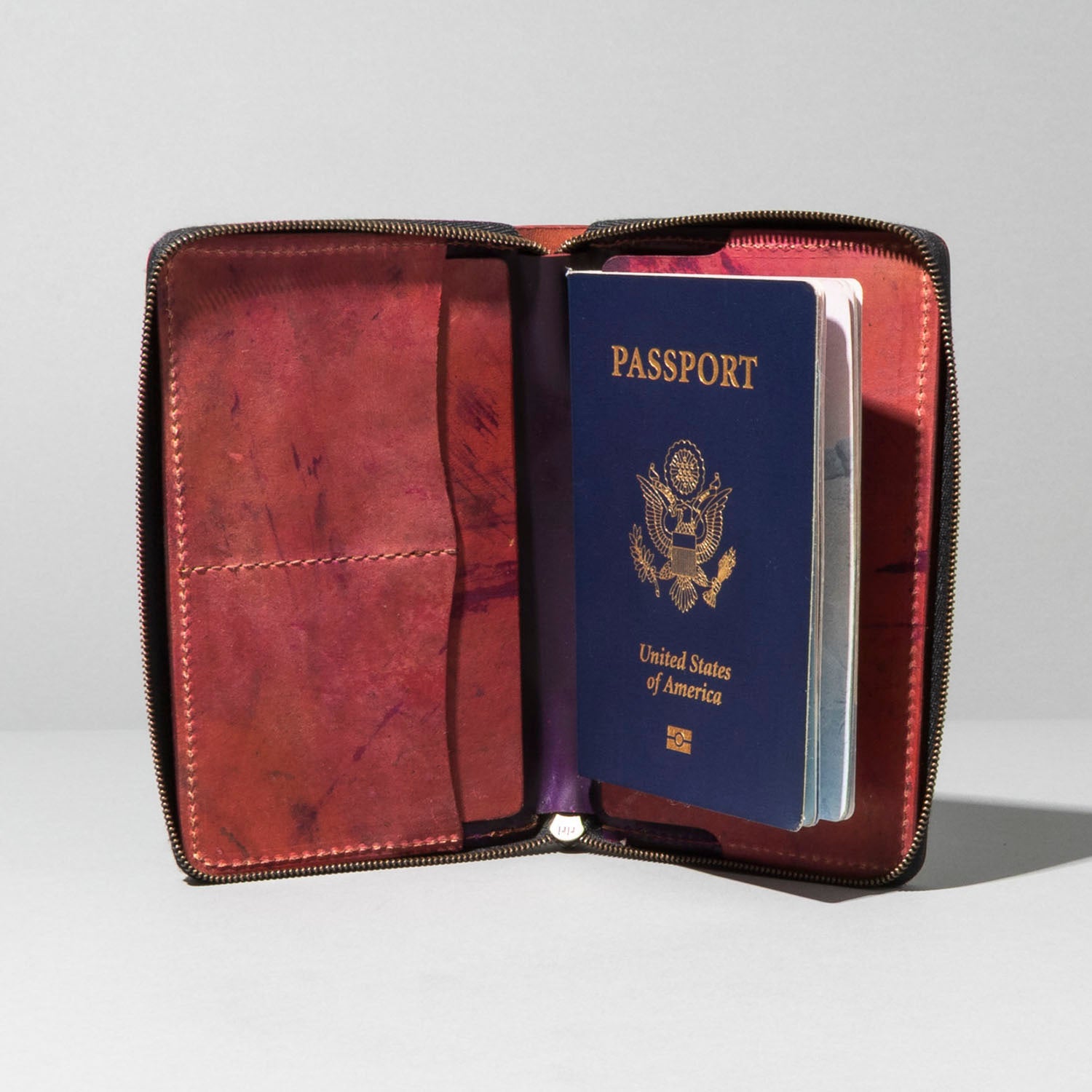One-Off Prototype Zipper Passport & Field Notes Holder