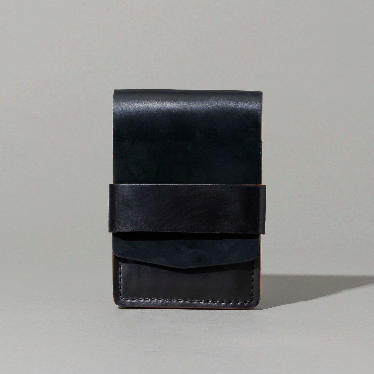 Lucky Flap Wallet (Black Shell Cordovan) | Horween® Leather