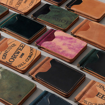 Shell Cordovan Mystery Capone Money Clip